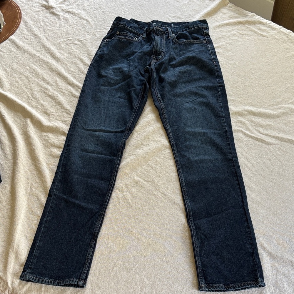 Old Navy Men's Dark Blue Slim Jeans